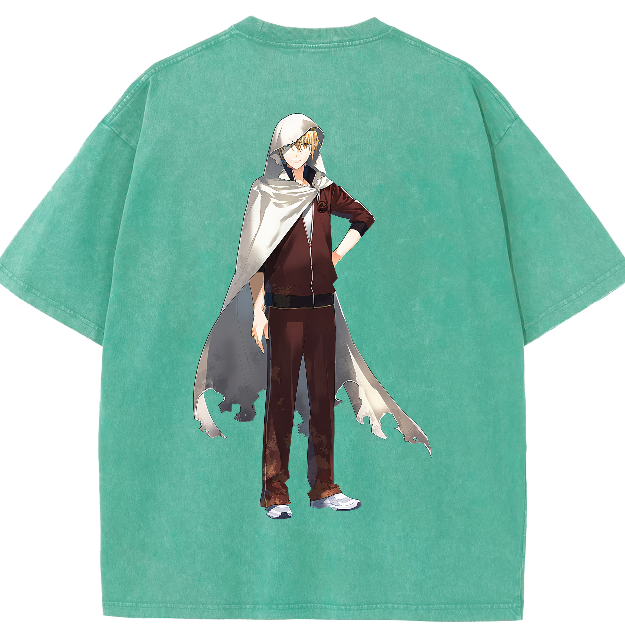 （画像用） 刀剣乱舞 Touken Ranbu 綿100% ヴィンテージ風 半袖Tシャツ（背面プリント）
